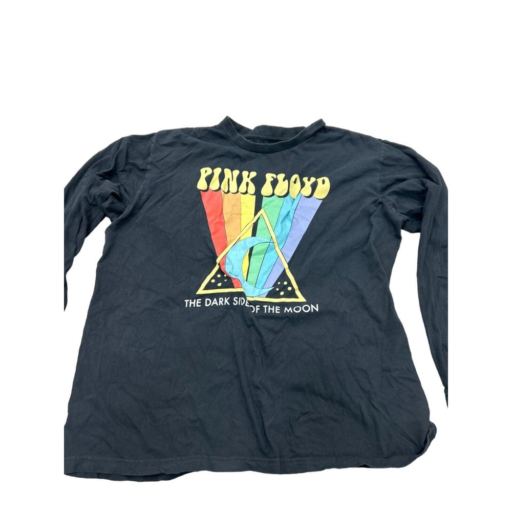 Pink Floyd The‎ Dark Side of the Moon Tee Shirt Mens XL Black Cotton Crew Neck